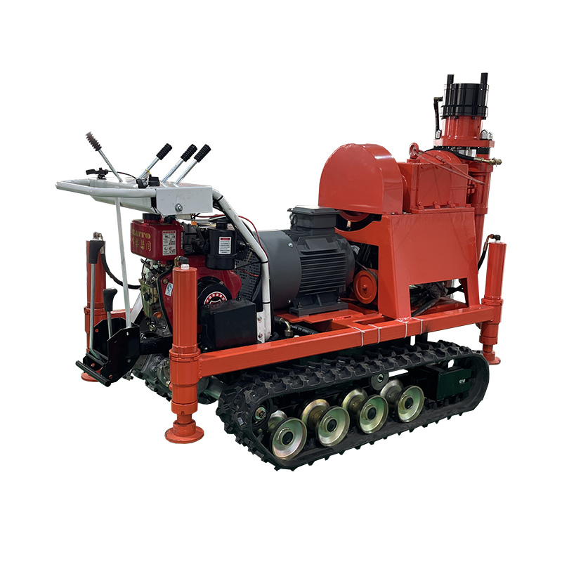 Small crawler grouting rig undercarriage and track components - Yunyi Cang
