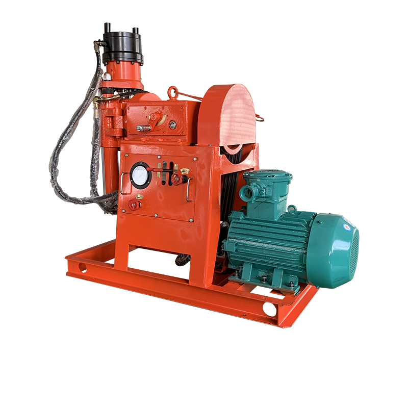 ZU Series coal mine tunnel drilling rig front view with control panel - Yunyi Cang
