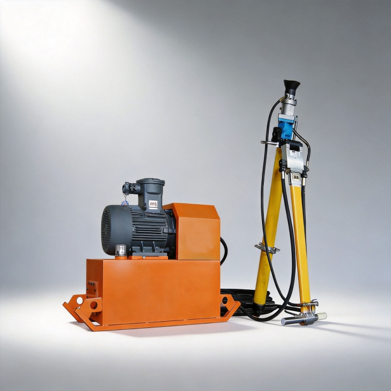 MYT Series roof bolter support leg with stepless thrust adjustment from 300 to 1250kgf for optimal rotation speed matching - Yunyi Cang