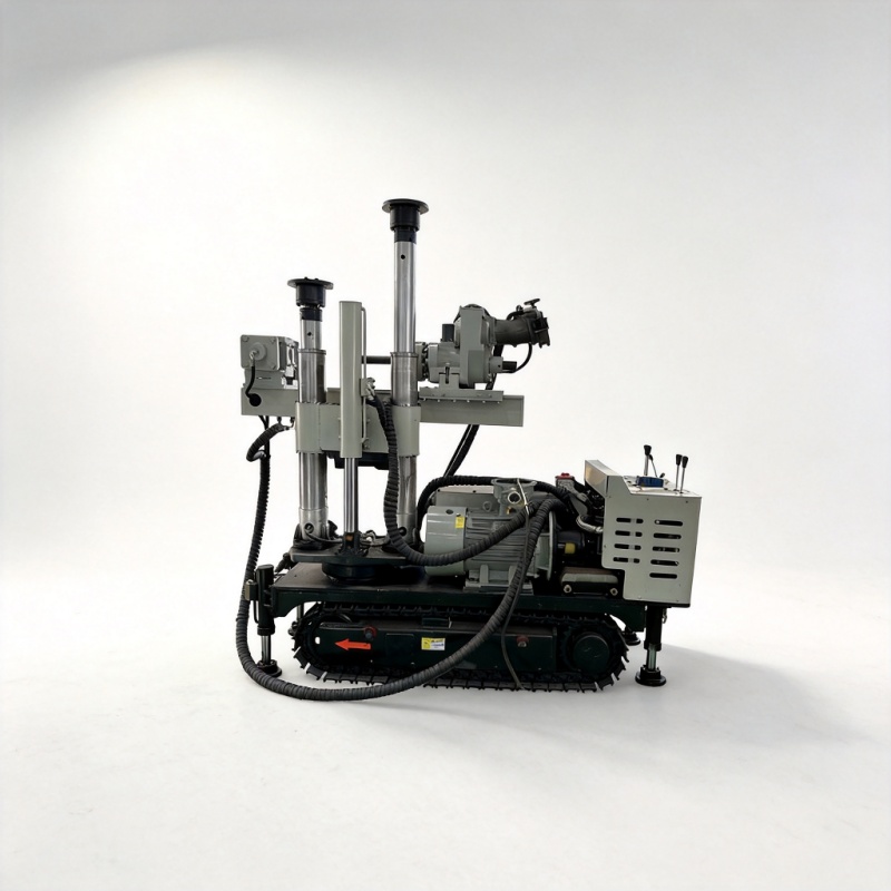 ZDY Series fully hydraulic underground drill front view with compact 0.9-1.2m width design - Yunyi Cang