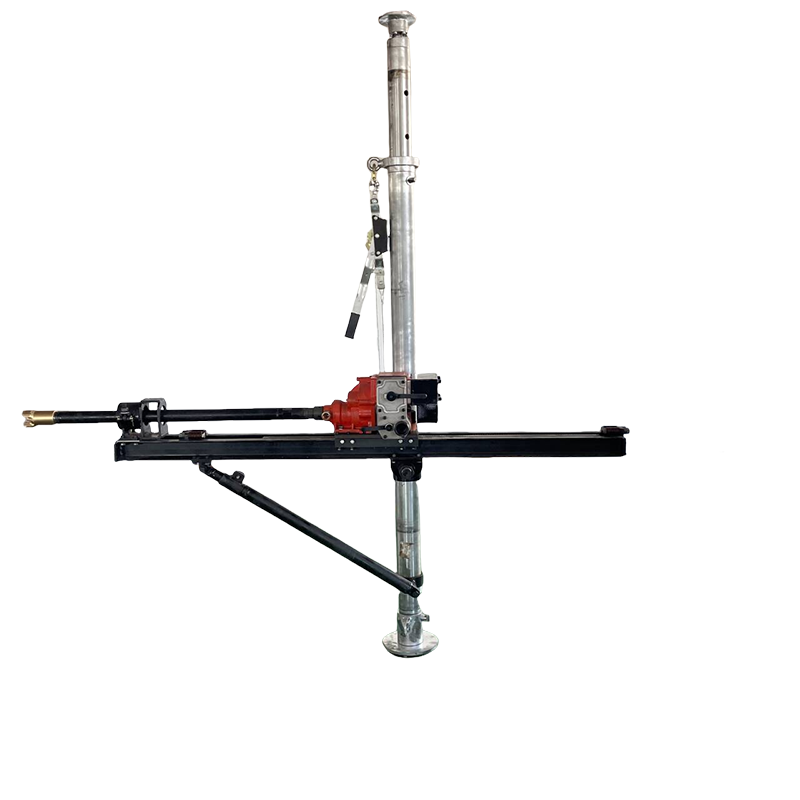ZQJC Series pneumatic drill showing single-prop support with high-strength spring device for continuous stability - Yunyi Cang