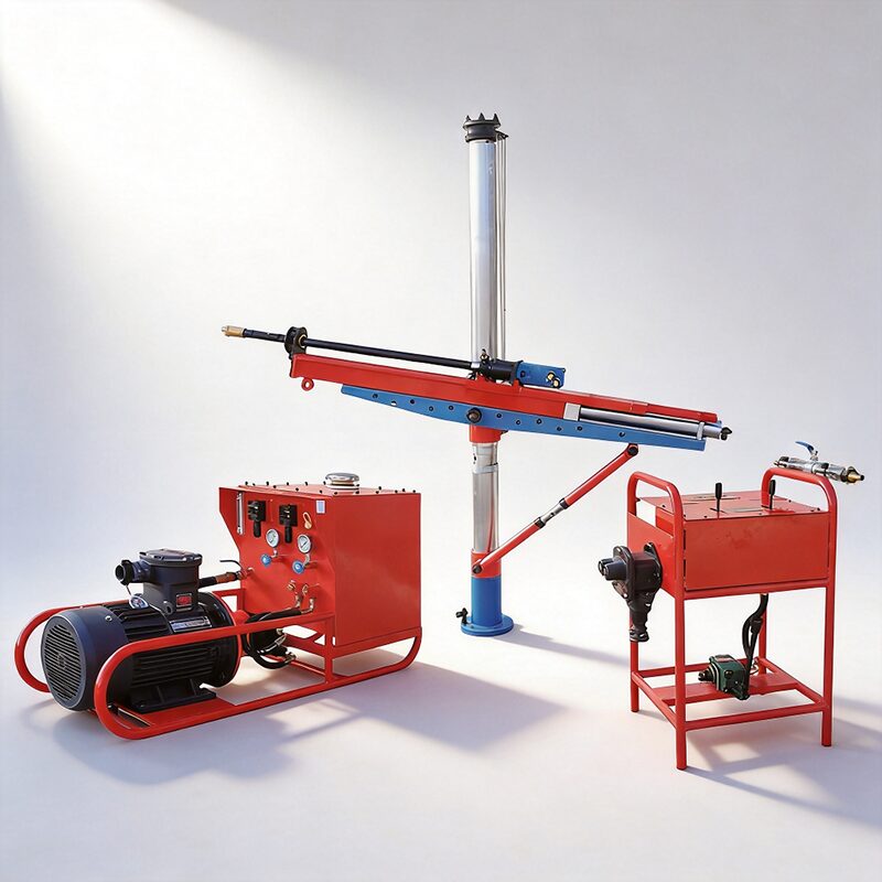 ZY Series split-design frame drill showing modular components for easy disassembly and underground transport - Yunyi Cang