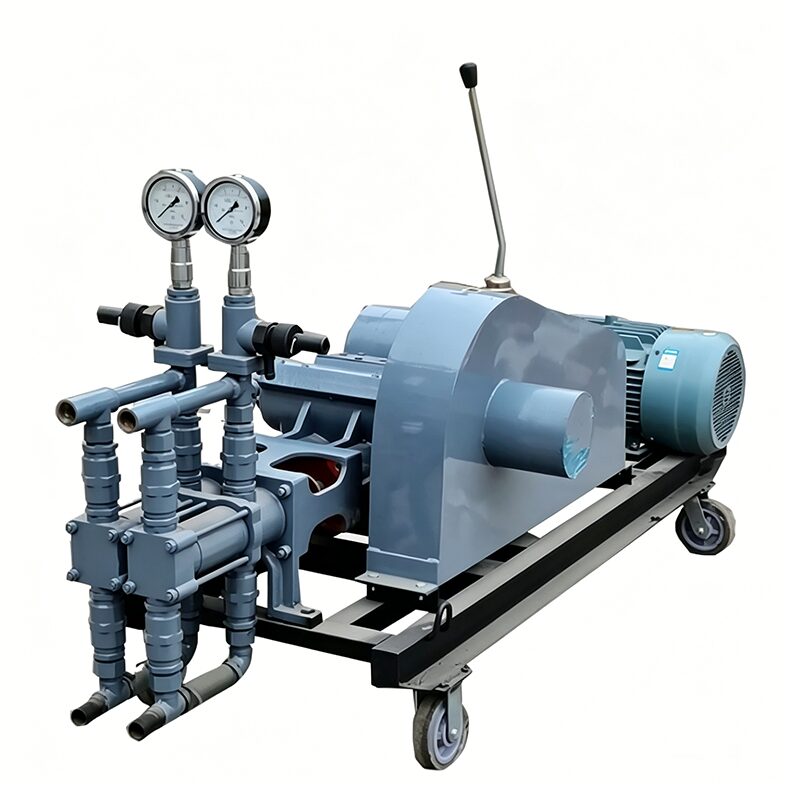 YHSYB140/6 double-liquid grouting pump in tunnel foundation reinforcement and water plugging application - Yunyi Cang